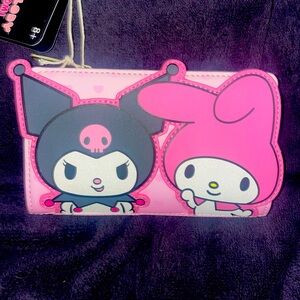 Loungfly X Sanrio My Melody and Kuromi wallet